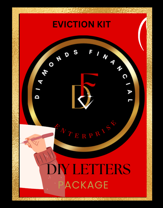 EVICTION DIY LETTERS KIT